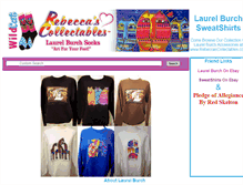 Tablet Screenshot of laurelburchsweatshirts.com